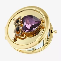 Monet Jewelry Owl Gold Tone Compact Mirror