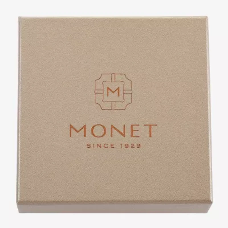 Monet Jewelry Gold Tone Cross Compact Mirror