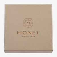 Monet Jewelry Gold Tone Cross Compact Mirror
