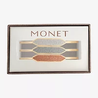 Monet Jewelry Gold Tone Womens Multi Color Cuff Bracelet