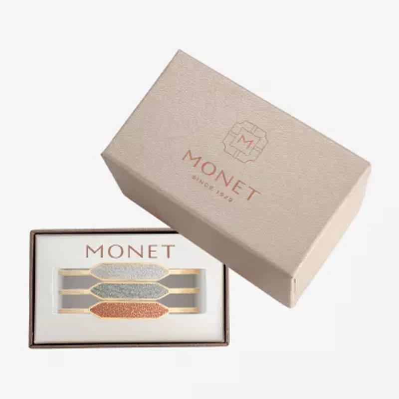 Monet Jewelry Gold Tone Womens Multi Color Cuff Bracelet