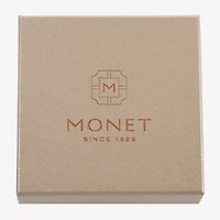Monet Jewelry Two Tone Pendant Necklace And Drop Earring Womens 2-pc. Jewelry Set