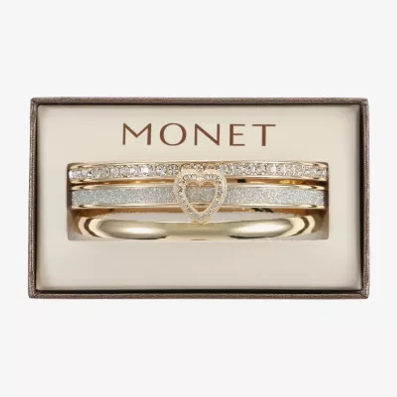 Monet Jewelry Two Tone Womens 3-pc. Bracelet Set