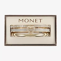 Monet Jewelry Two Tone Womens 3-pc. Bracelet Set