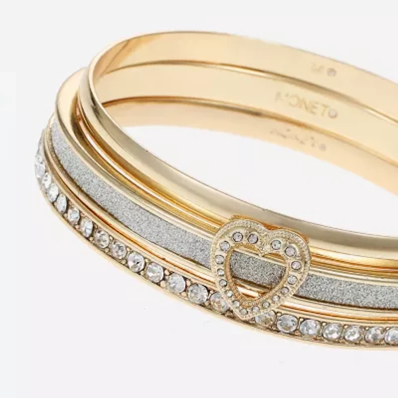Monet Jewelry Two Tone Womens 3-pc. Bracelet Set