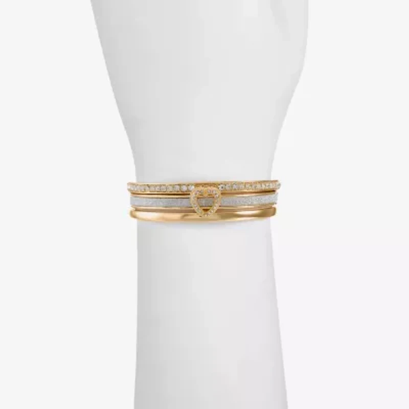 Monet Jewelry Two Tone Womens 3-pc. Bracelet Set