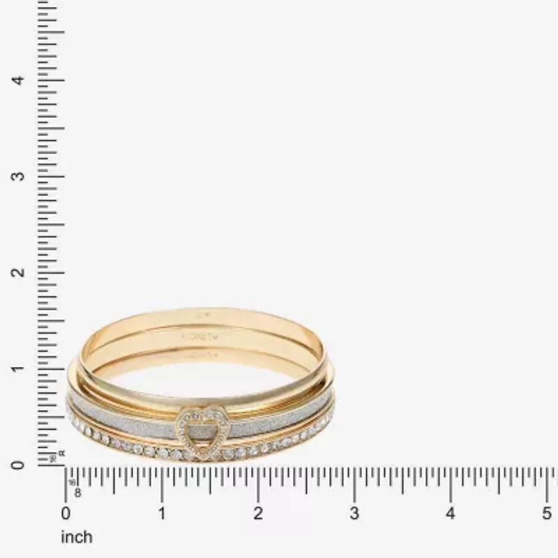 Monet Jewelry Two Tone Womens 3-pc. Bracelet Set