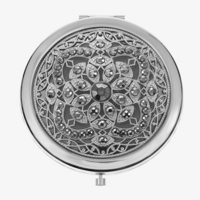 Monet Jewelry Rose Tone Compact Mirror