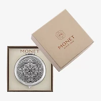 Monet Jewelry Rose Tone Compact Mirror