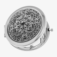 Monet Jewelry Rose Tone Compact Mirror