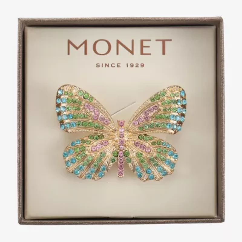 Monet Jewelry Multi Color Crystal Pin