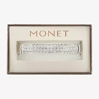 Monet Jewelry Gold Tone Womens Glass Bangle Bracelet
