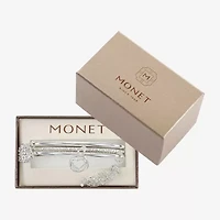 Monet Jewelry Charm Tassel Womens 3-pc. Glass Bracelet Set