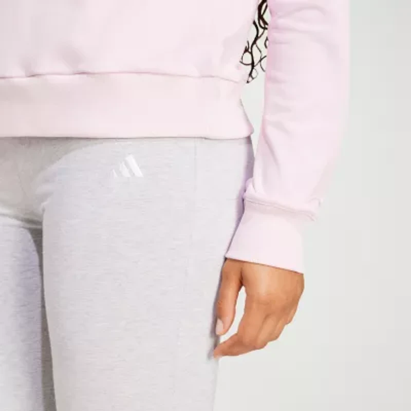 adidas Womens Mock Neck Long Sleeve Active Quarter-Zip Pullover