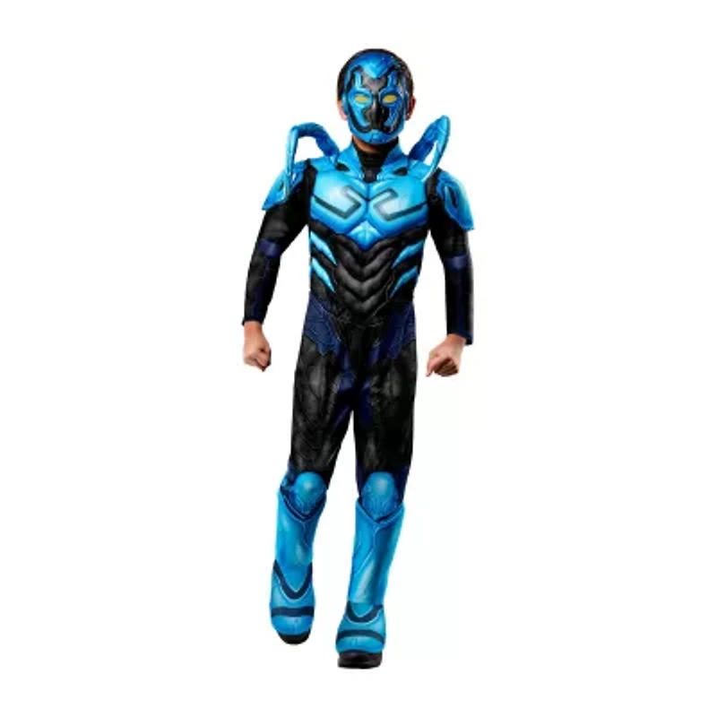 Little & Big Kid Boys Deluxe Blue Beetle 3-pc. Costume