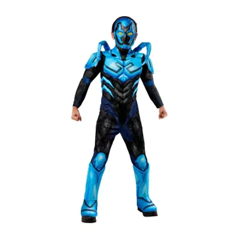 Little & Big Kid Boys Deluxe Blue Beetle 3-pc. Costume
