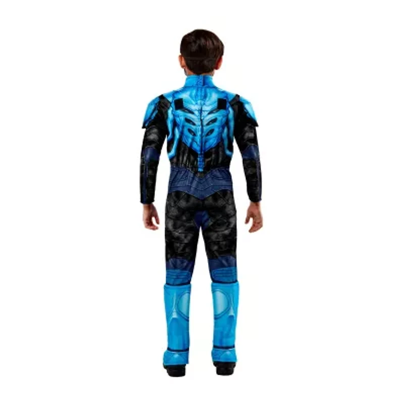 Little & Big Kid Boys Deluxe Blue Beetle 3-pc. Costume