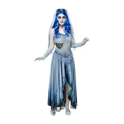 Womens The Corpse Bride : Emily Deluxe 4-pc. Costume