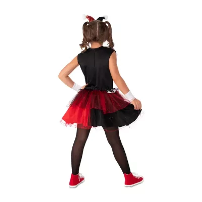 Little & Big Kid Girls Harley Quinn DC Comics 4-pc. Costume