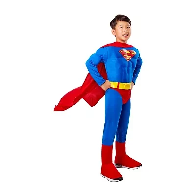 Little & Big Kid Boys Deluxe DC Comics Superman 3-pc. Costume