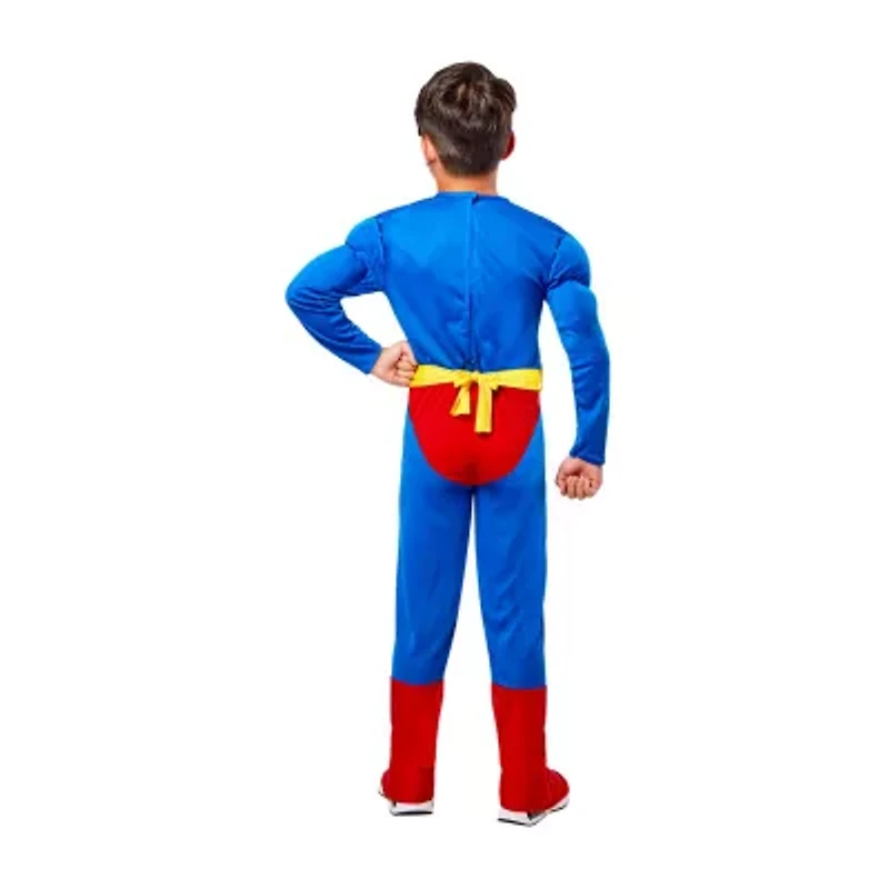 Little & Big Kid Boys Deluxe DC Comics Superman 3-pc. Costume