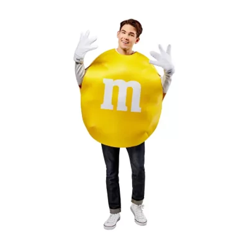 Unisex Adult Yellow M&M 3-pc. Costume