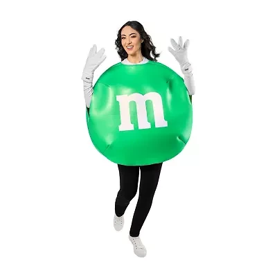 Unisex Adult Green M&M 3-pc. Costume