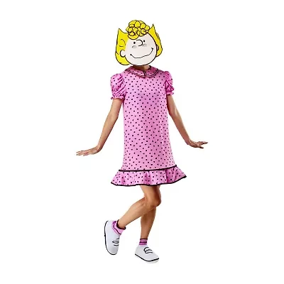 Womens Sally Peanuts 4-pc. Costume