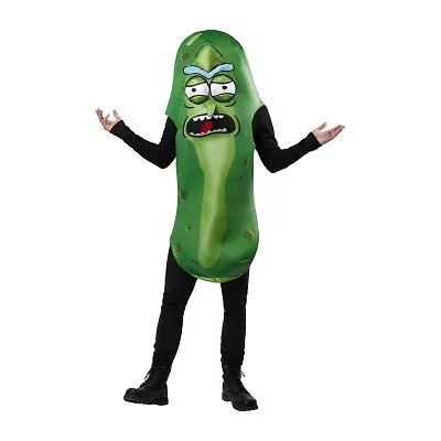 Mens Pickle Rick and Morty Costume