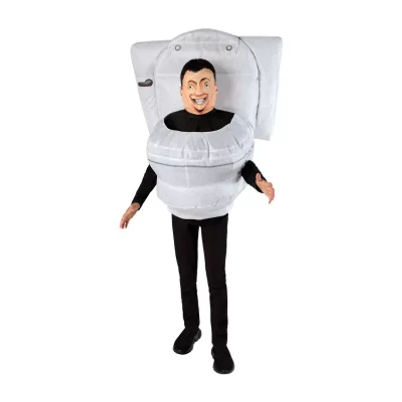 Little & Big Kid Boys Skibidi Toilet Inflatable 2-pc. Costume