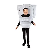 Little & Big Kid Boys Skibidi Toilet Inflatable 2-pc. Costume