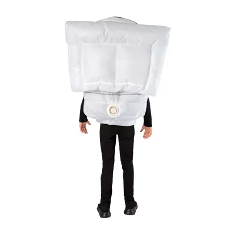 Little & Big Kid Boys Skibidi Toilet Inflatable 2-pc. Costume