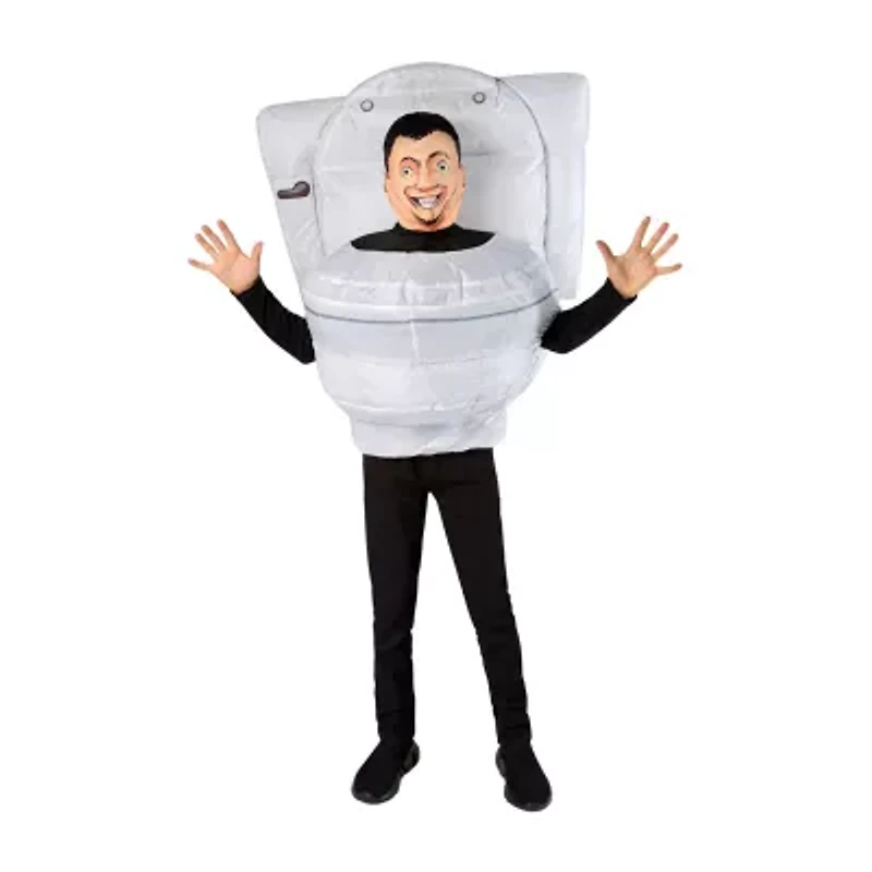 Little & Big Kid Boys Skibidi Toilet Inflatable 2-pc. Costume