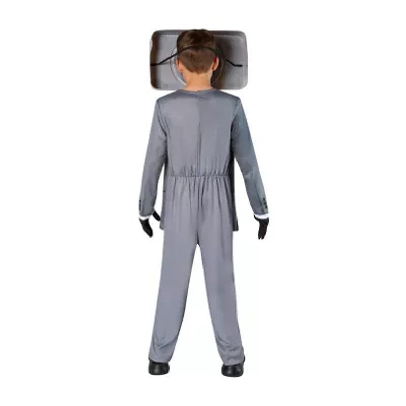 Little & Big Kid Boys Skibidi Toilet Speakerman 4-pc. Costume