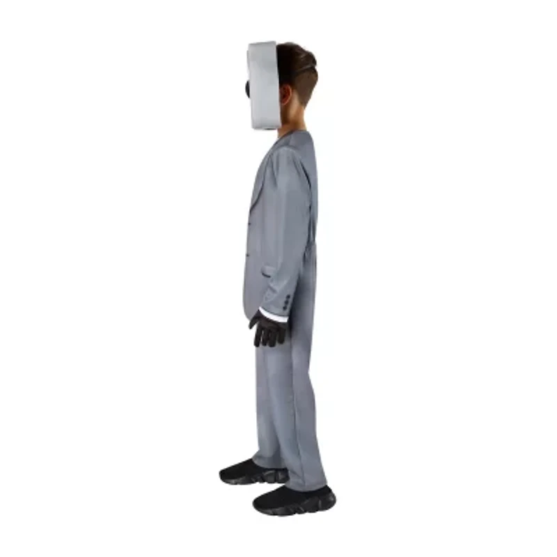 Little & Big Kid Boys Skibidi Toilet Speakerman 4-pc. Costume