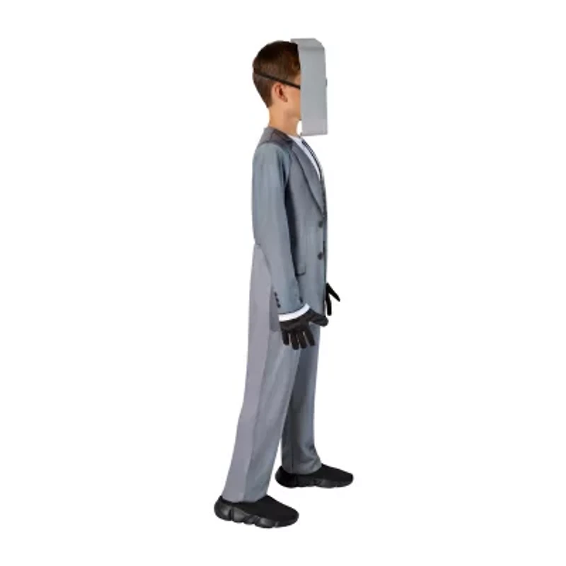 Little & Big Kid Boys Skibidi Toilet Speakerman 4-pc. Costume