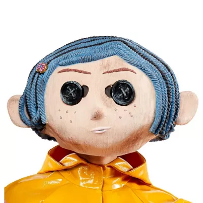 Womens Coraline Doll Deluxe Mask Costume Accessory