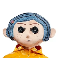 Womens Coraline Doll Deluxe Mask Costume Accessory