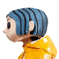 Womens Coraline Doll Deluxe Mask Costume Accessory