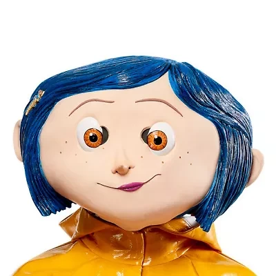 Womens Coraline Deluxe Mask Costume Accessory