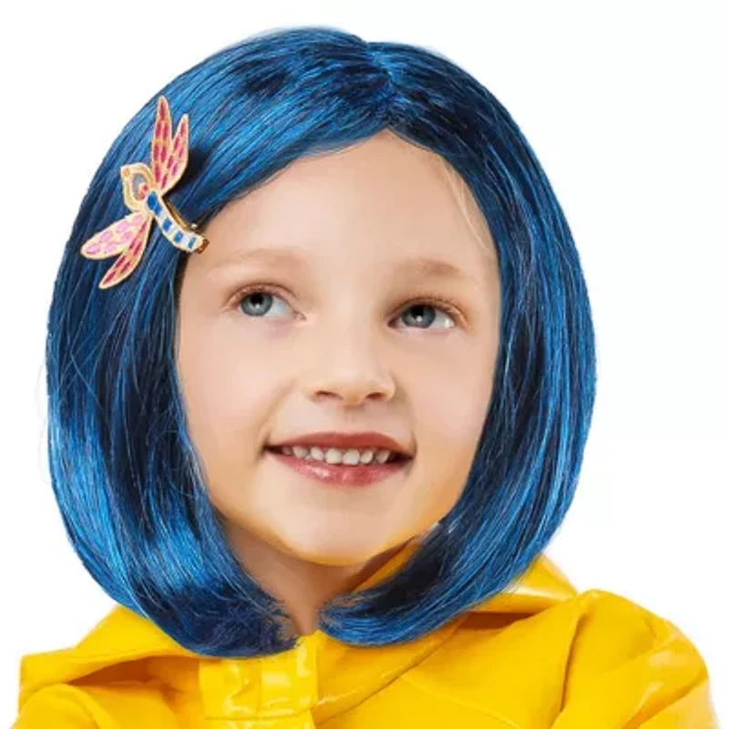 Little & Big Kid Girls Coraline Wig Costume Accessory