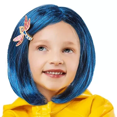 Little & Big Kid Girls Coraline Wig Costume Accessory