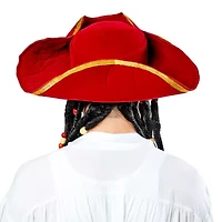 Mens Rum Pirate Hat Costume Accessory