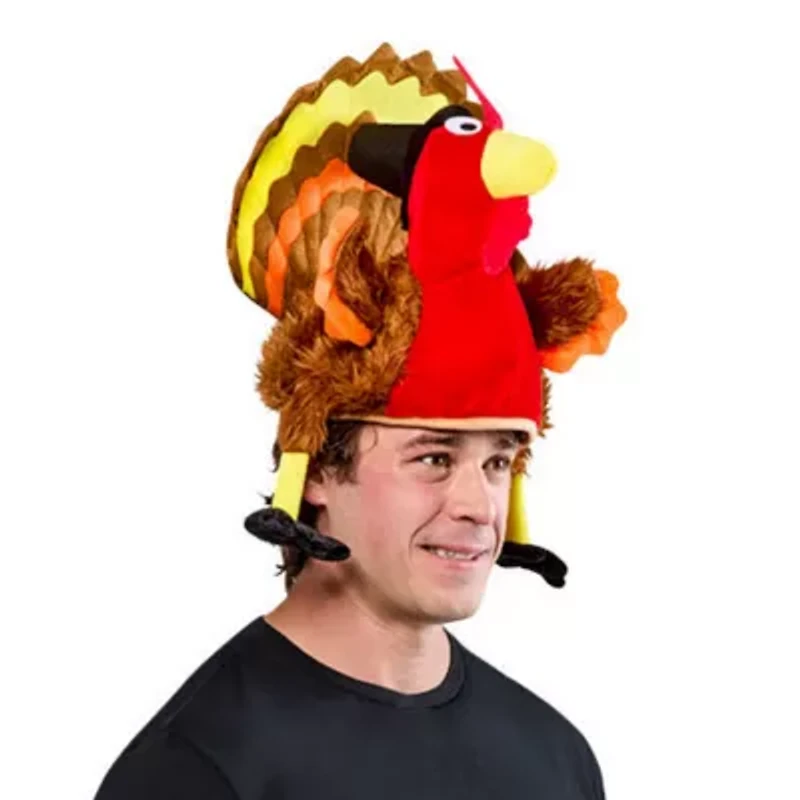 Unisex Adult Turkey Hat Costume Accessory