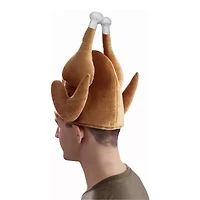 Unisex Adult Roasted Turkey Hat Costume Accessory