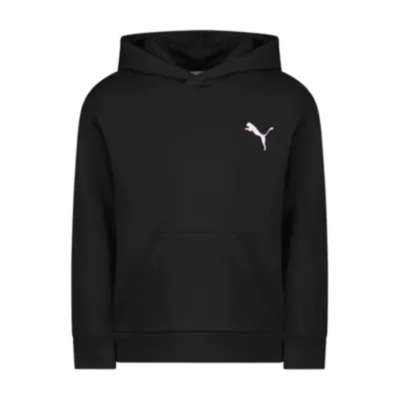 PUMA Big Kid Girls Long Sleeve Fleece Active Hoodie