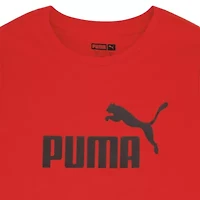 PUMA Big Boys Crew Neck Short Sleeve Graphic T-Shirt