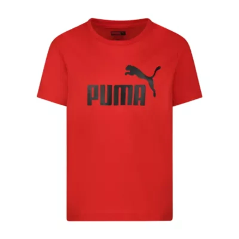 PUMA Big Boys Crew Neck Short Sleeve Graphic T-Shirt