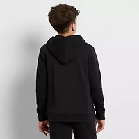 PUMA Big Kid Boys Long Sleeve Fleece Zipper Hoodie