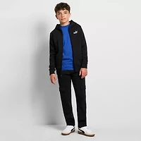 PUMA Big Kid Boys Long Sleeve Fleece Zipper Hoodie